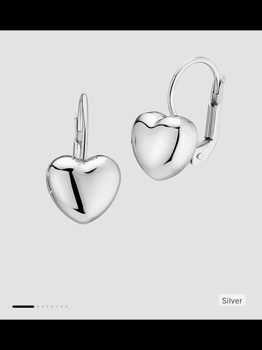 Oradina Lover Drop Earrings in Sterling Silver